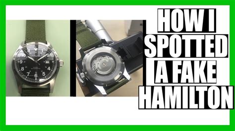 how to spot a fake hamilton khaki watch|hamilton khaki field reference.